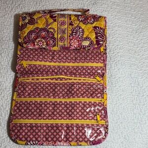 Vera Bradley Jewelry Bag - Pink and Yellow